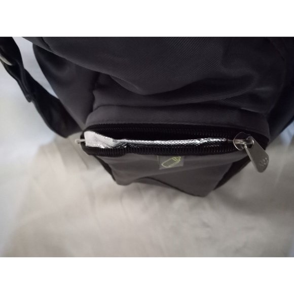 Fisher Price Fastfinder Deluxe Messenger Diaper Bag Gray Green Crossbody Baby - Picture 3 of 4